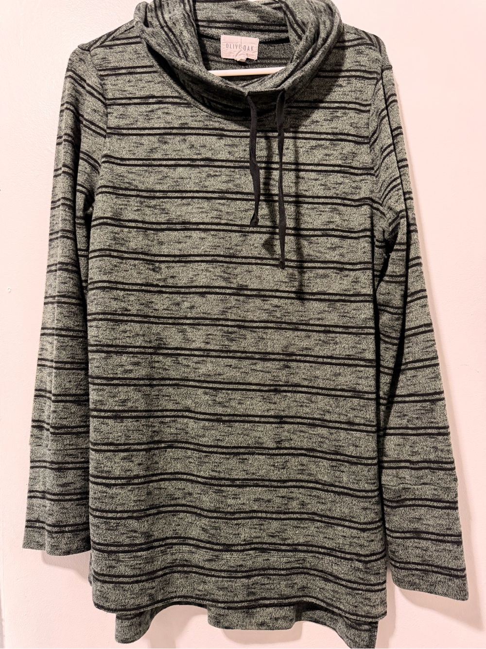 Olive and Oak Green and Black Tunic Size M
